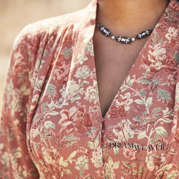 Greta's Garden Tea Dress Terracotta | April Cornell - Picture 6 of 8